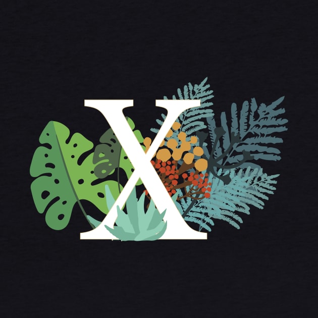 Plant Letter X by HiPolly